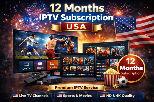 12 Months subscription IPTV