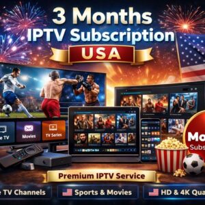 3 Months subscription IPTV