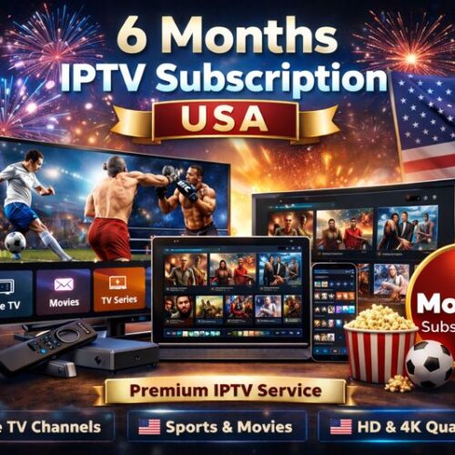 6 Months subscription IPTV