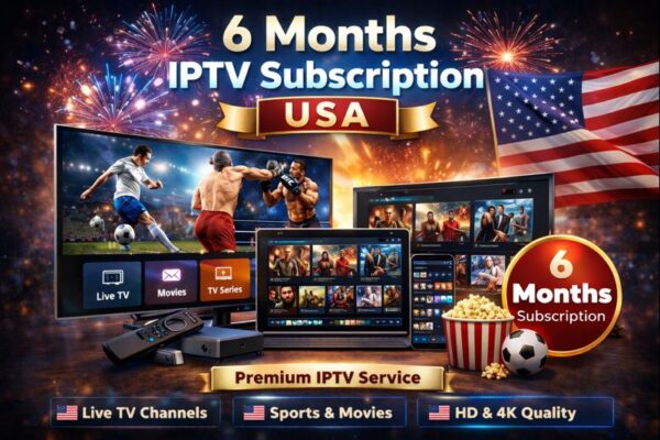 6 Months subscription IPTV