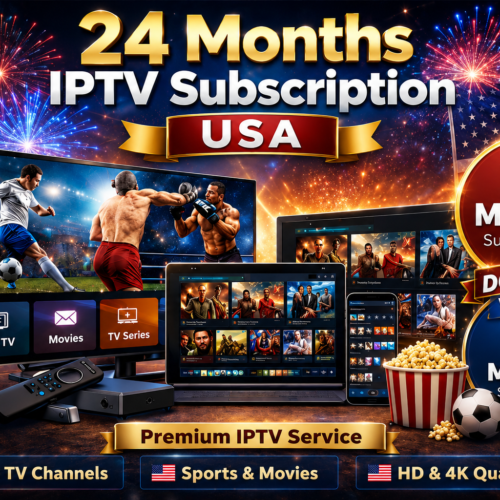 24 Months subscription IPTV